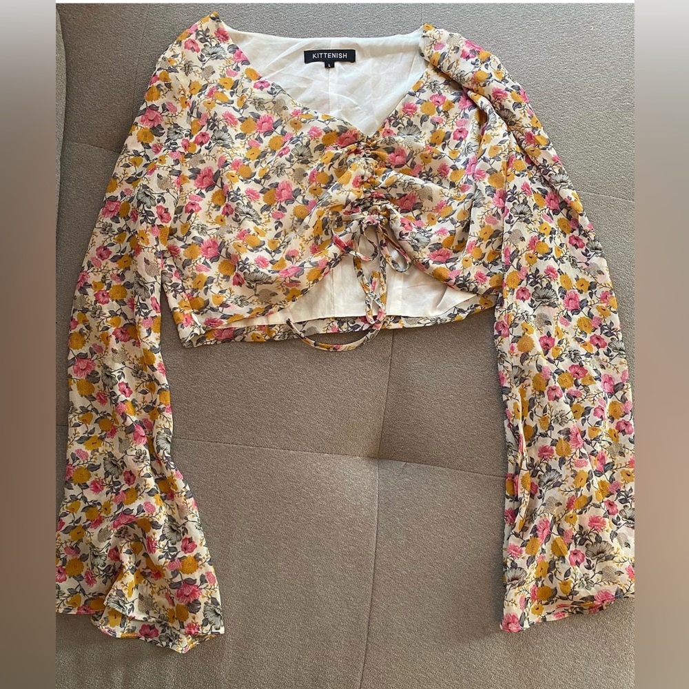 Floral crop top